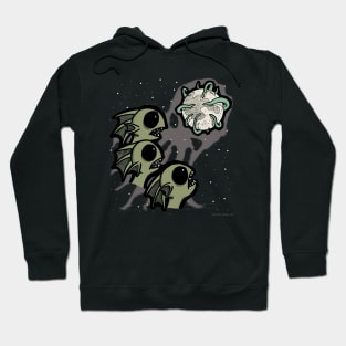 Three Deep One Moon Hoodie